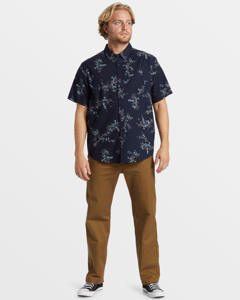 Sundays Mini Short Sleeve Shirt - Dark Navy