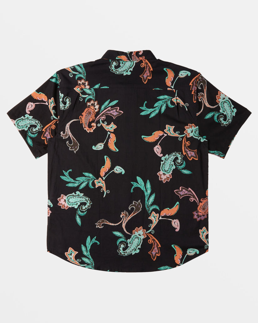 Sundays Short Sleeve Shirt - Black Multi