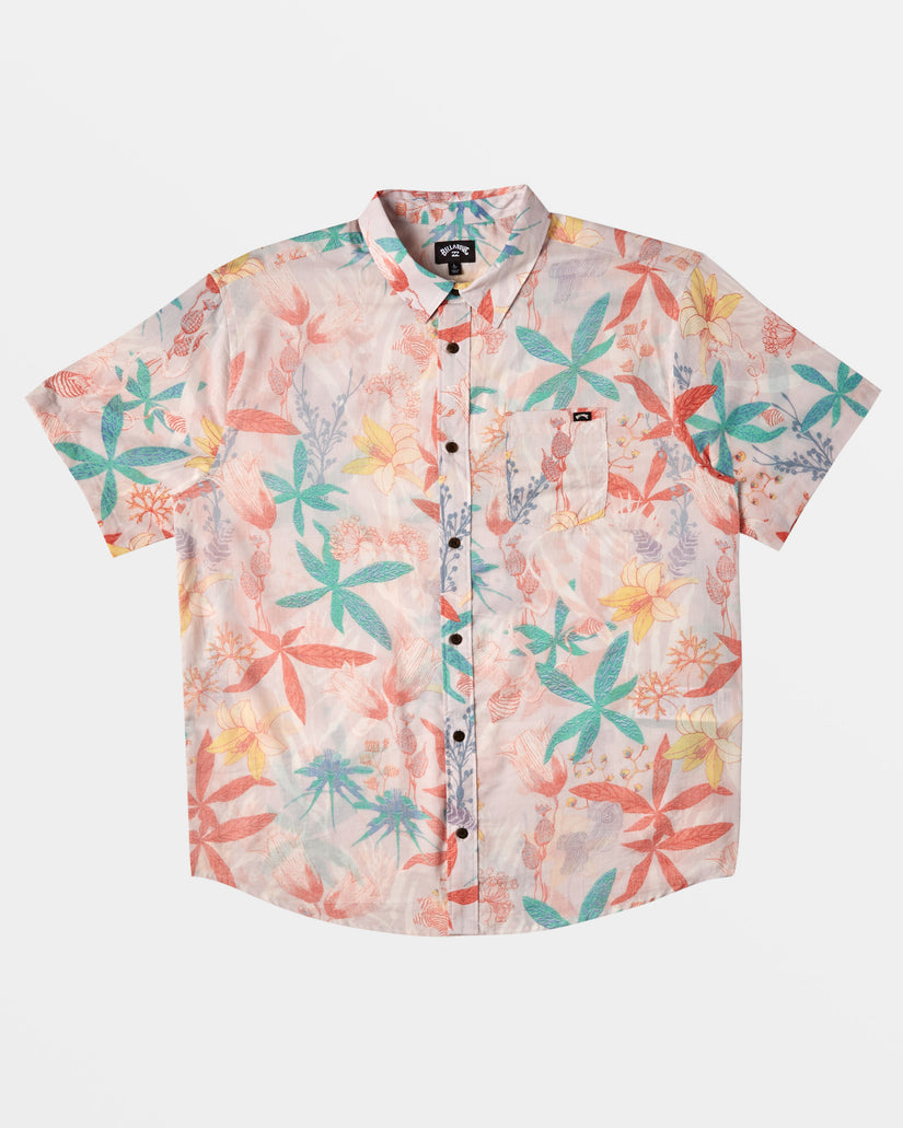 Sundays Short Sleeve Shirt - Fog