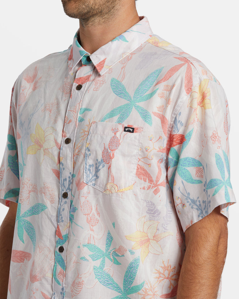 Sundays Short Sleeve Shirt - Fog