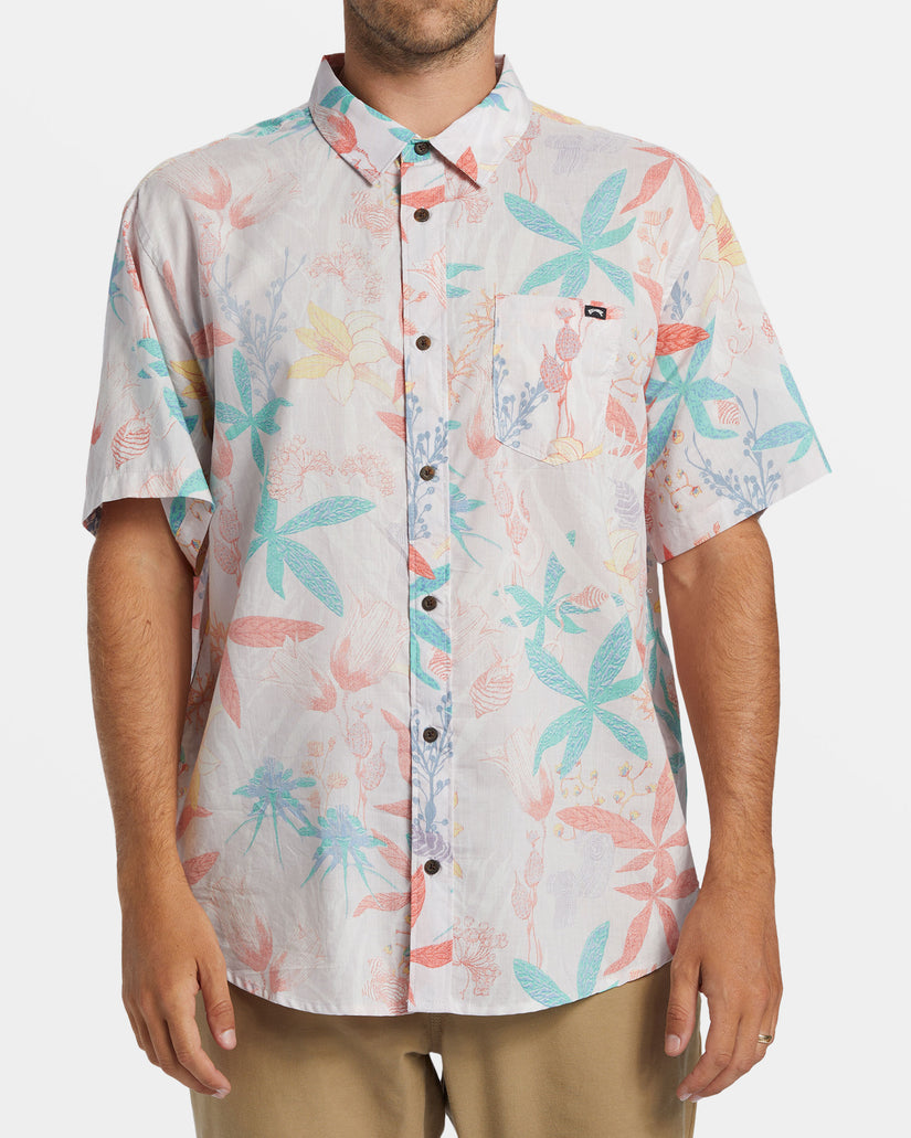 Sundays Short Sleeve Shirt - Fog