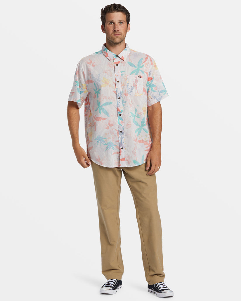 Sundays Short Sleeve Shirt - Fog