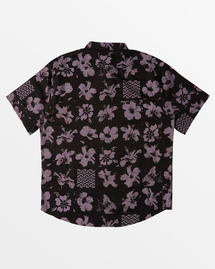 Sundays Short Sleeve Shirt - Purple Ash