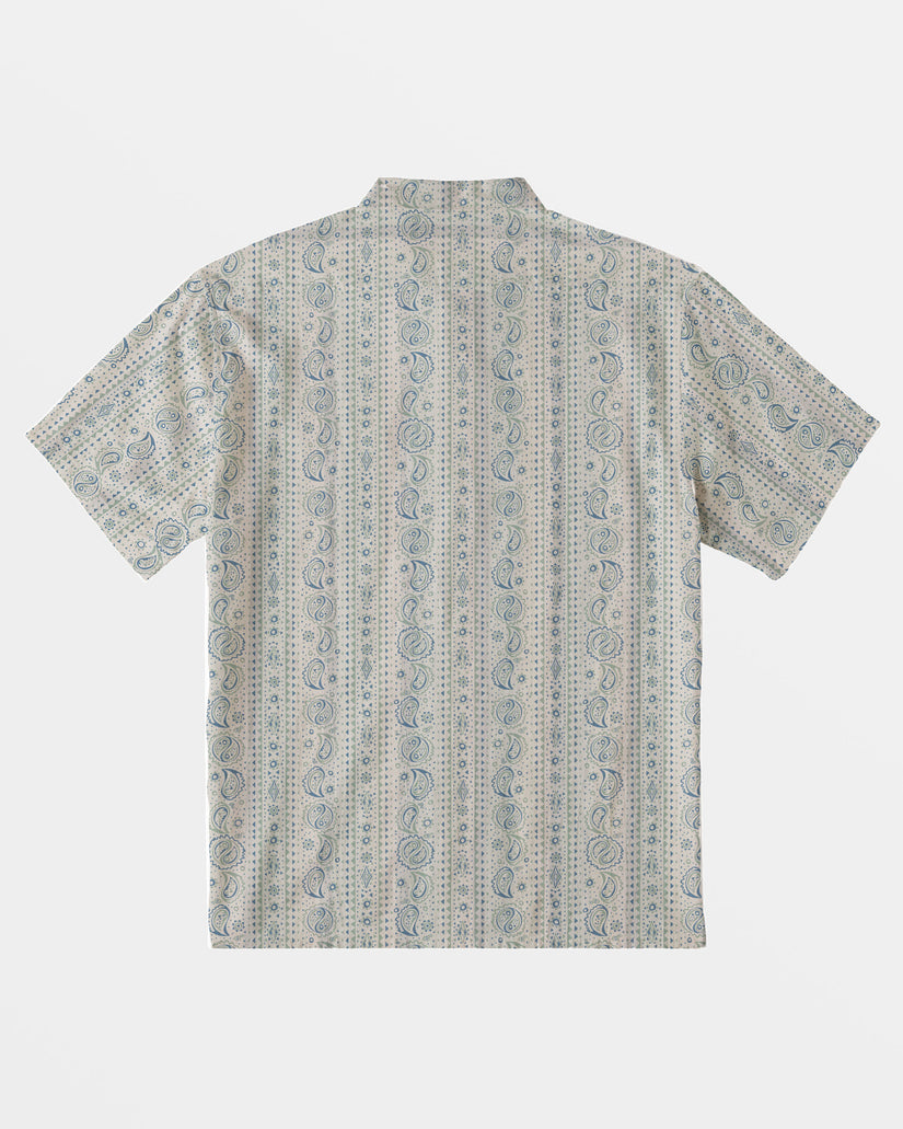 Sundays Jacquard Short Sleeve Shirt - Taupe