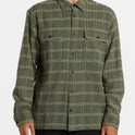 Offshore Jacquard Flannel Long Sleeve Shirt - Fern