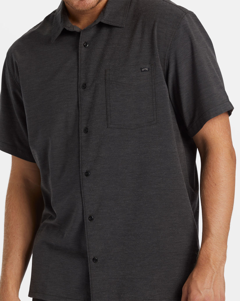 A/Div Surftrek Trail Short Sleeve Shirt - Black