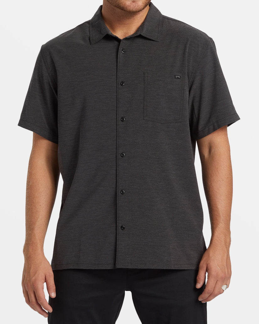 A/Div Surftrek Trail Short Sleeve Shirt - Black