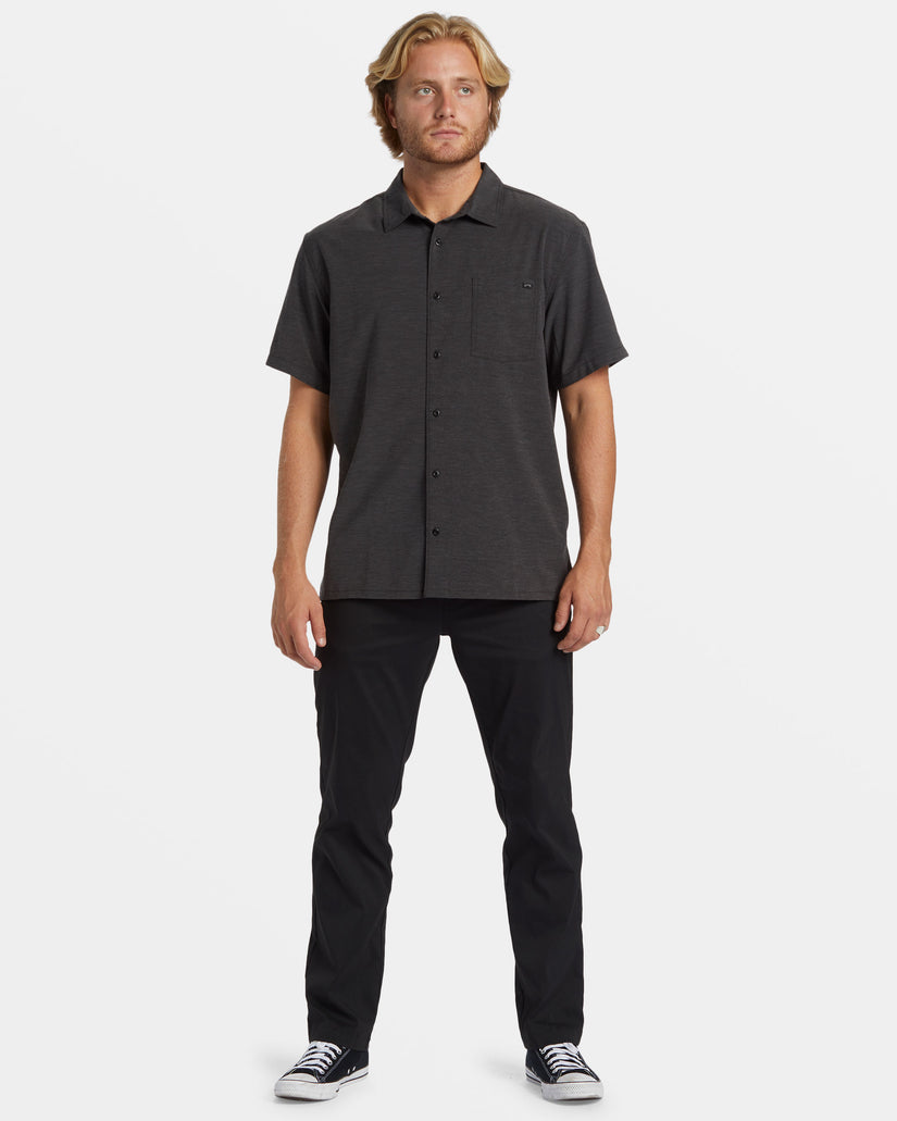 A/Div Surftrek Trail Short Sleeve Shirt - Black