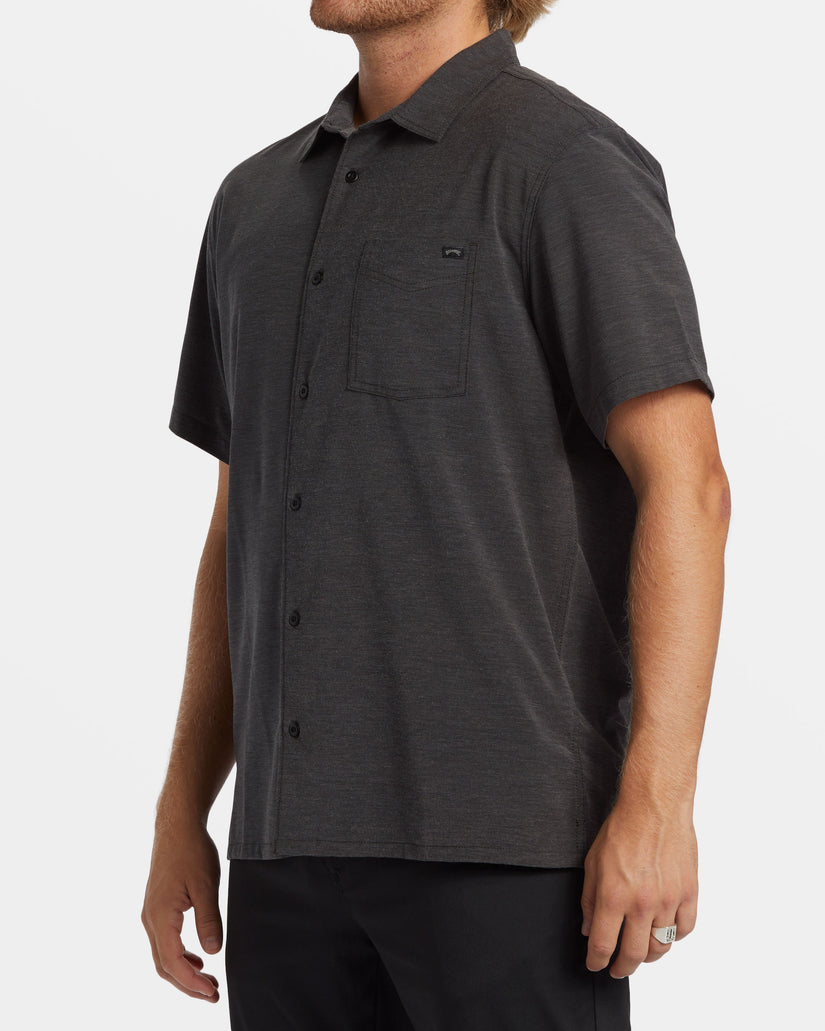 A/Div Surftrek Trail Short Sleeve Shirt - Black