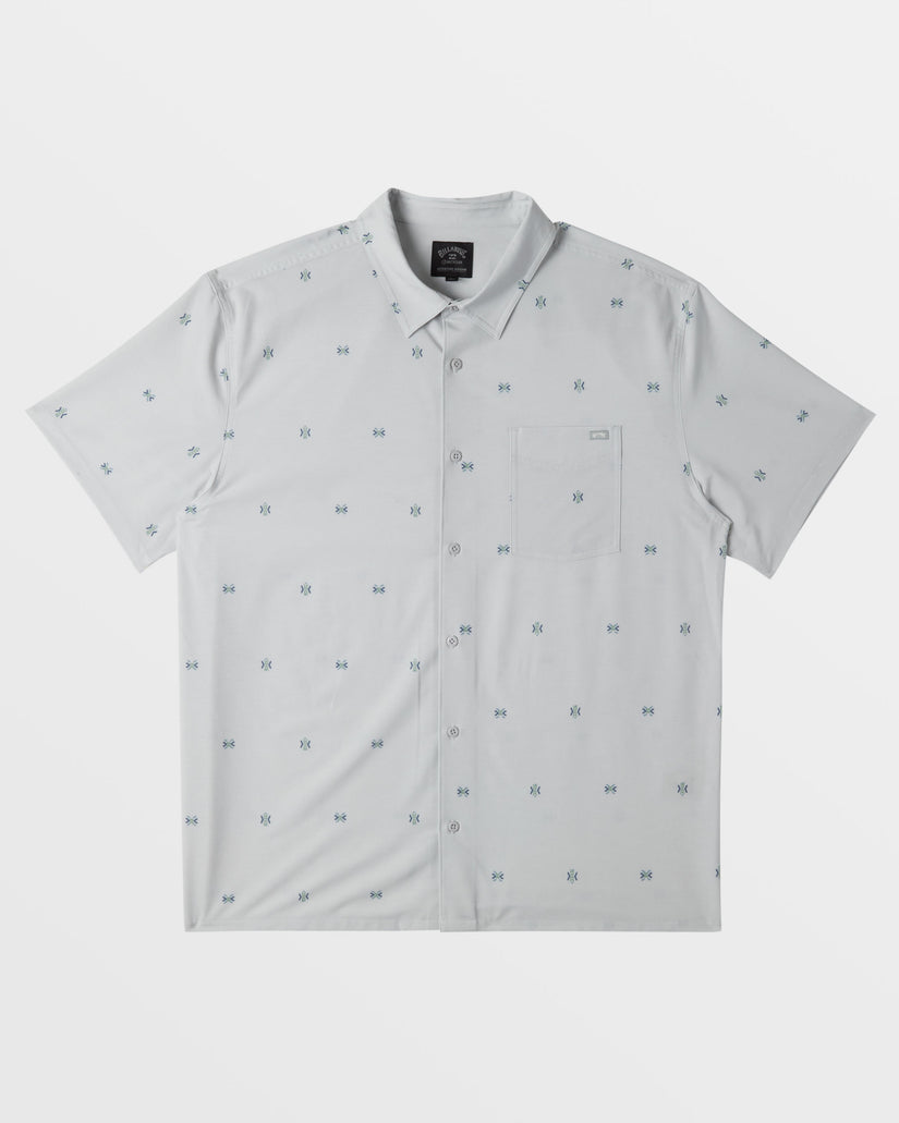 A/Div Surftrek Trail Short Sleeve Shirt - Silver