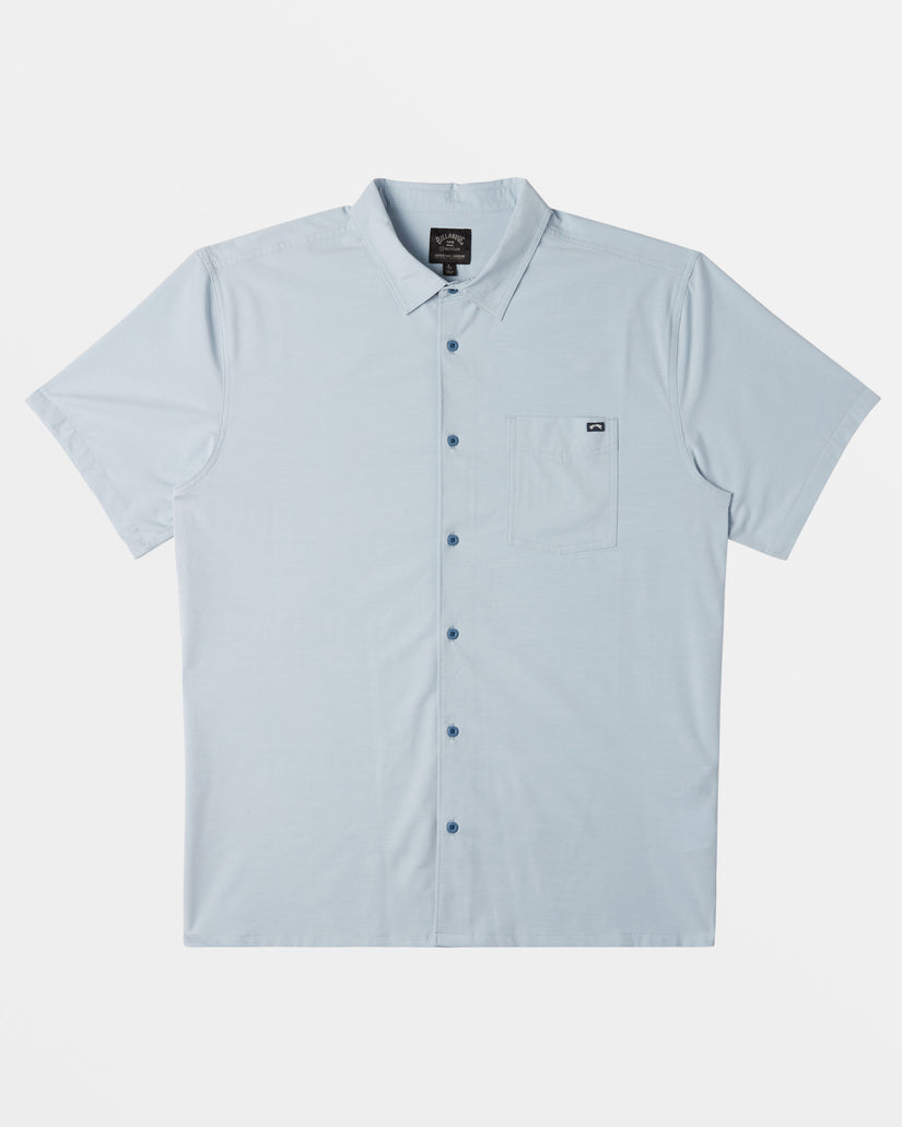 A/Div Surftrek Trail Short Sleeve Shirt - Smoke Blue