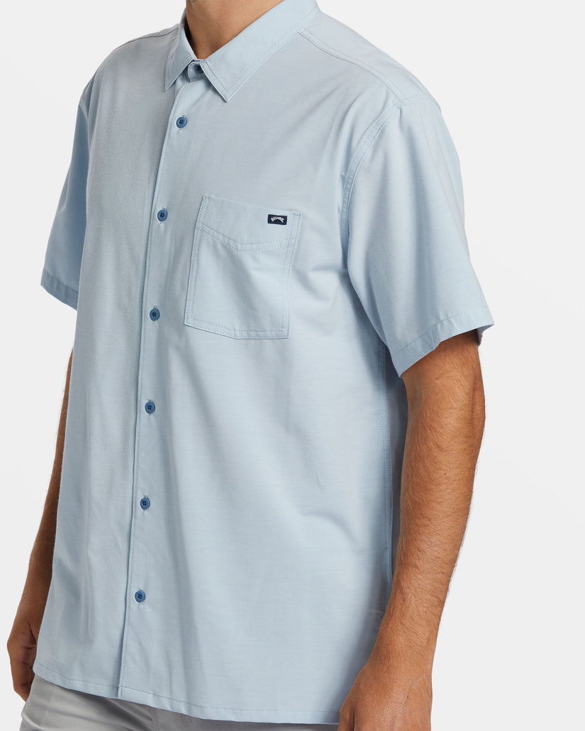 A/Div Surftrek Trail Short Sleeve Shirt - Smoke Blue