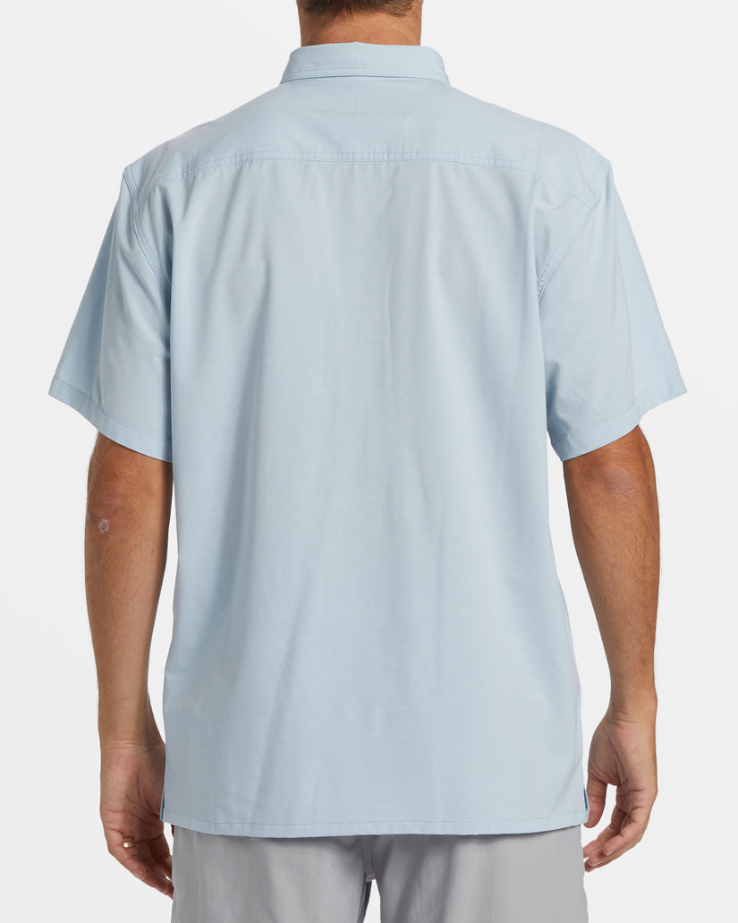 A/Div Surftrek Trail Short Sleeve Shirt - Smoke Blue