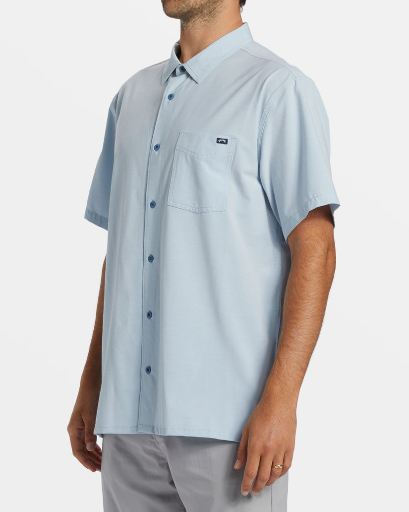 A/Div Surftrek Trail Short Sleeve Shirt - Smoke Blue