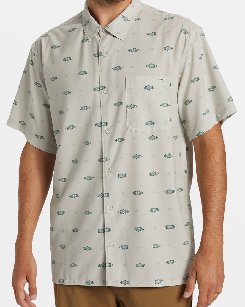 A/Div Surftrek Trail Short Sleeve Shirt - Stone