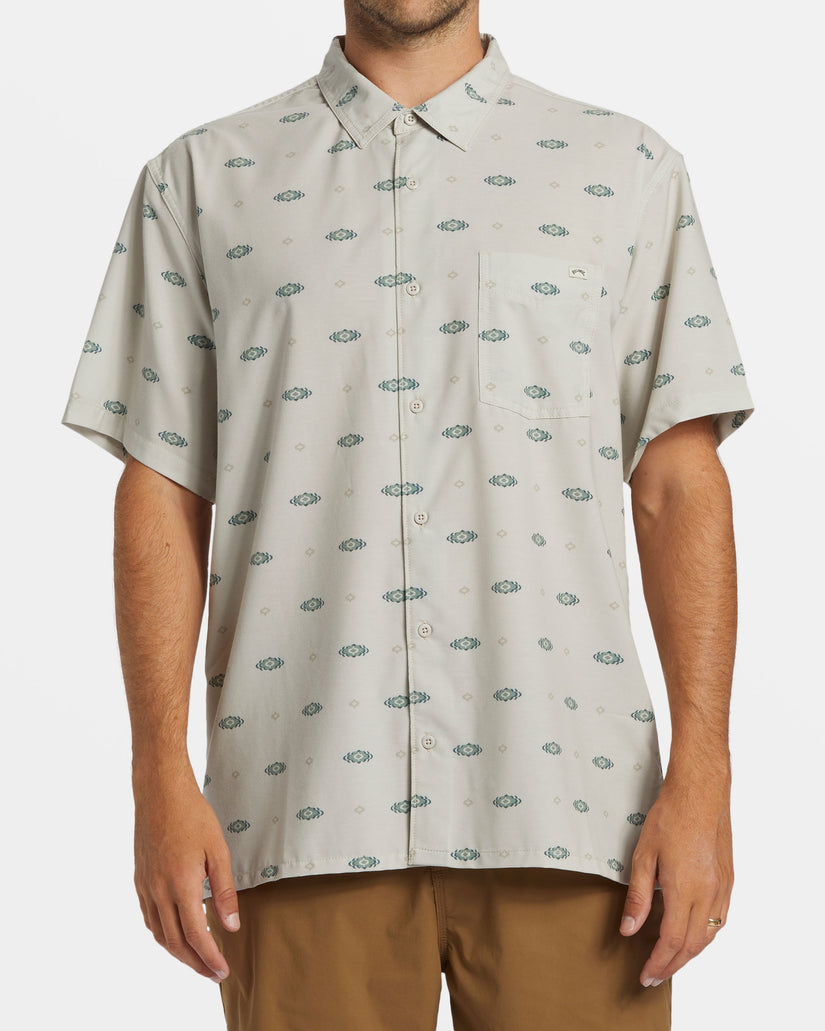 A/Div Surftrek Trail Short Sleeve Shirt - Stone