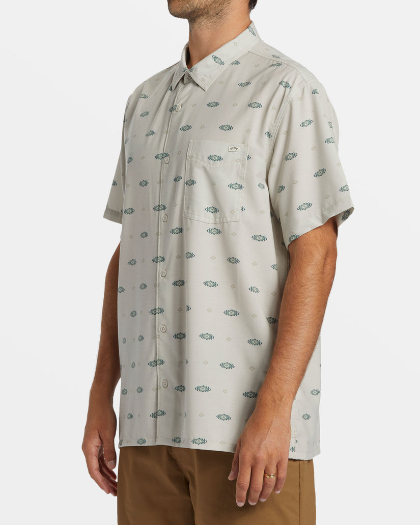 A/Div Surftrek Trail Short Sleeve Shirt - Stone