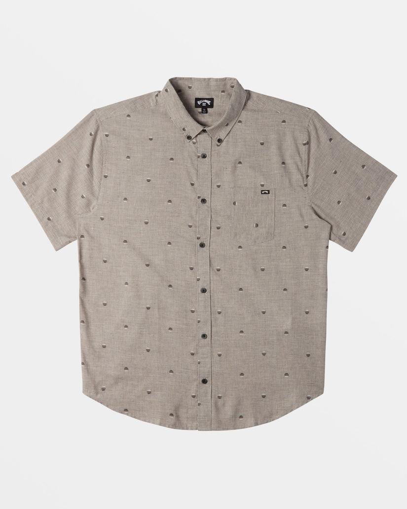 All Day Jacquard Short Sleeve Shirt - Alloy