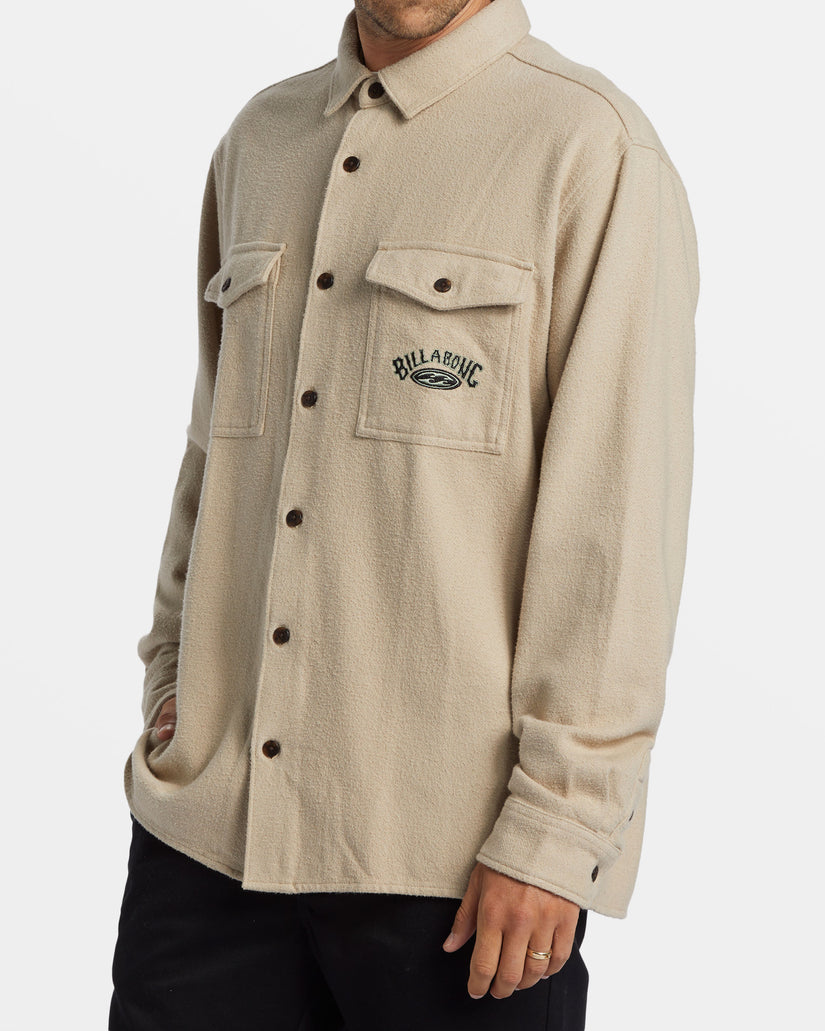 Bong Days Long Sleeve Cord Shirt - Sand