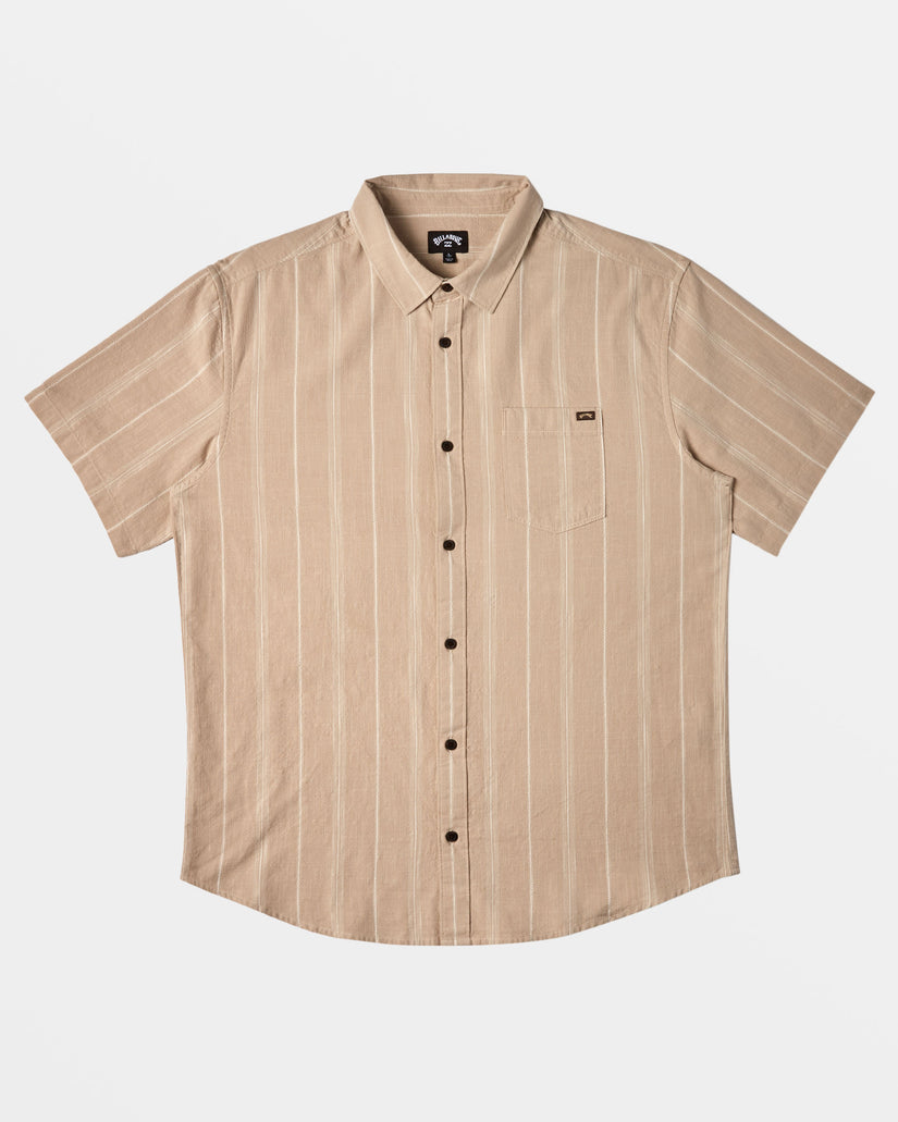 All Day Stripe Short Sleeve Shirt - Chino