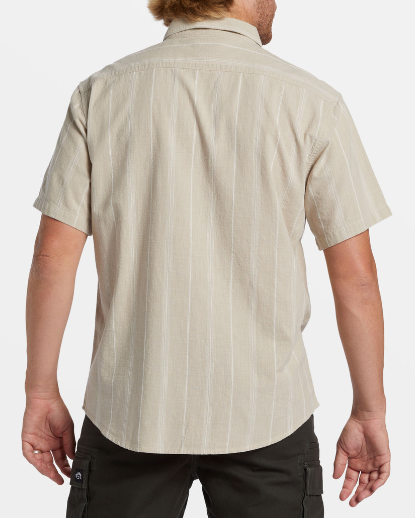 All Day Stripe Short Sleeve Shirt - Chino