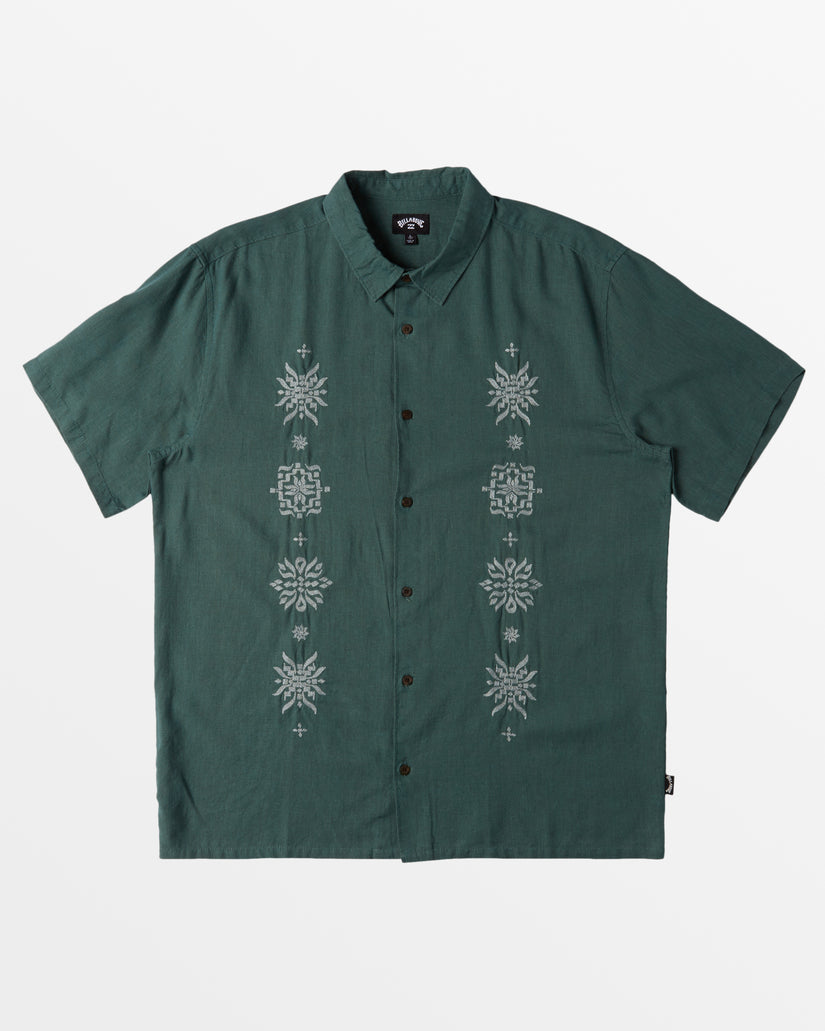 Frequency Short Sleeve Shirt - Sea Pine