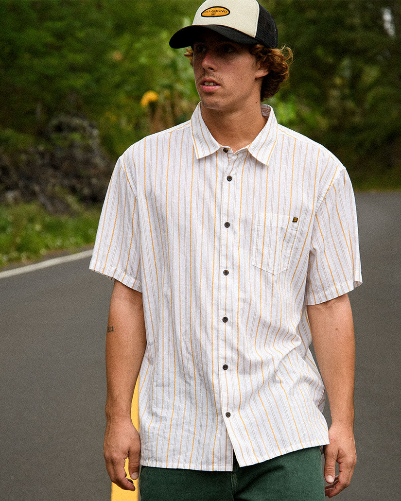 Mogul Short Sleeve Shirt - Mustard