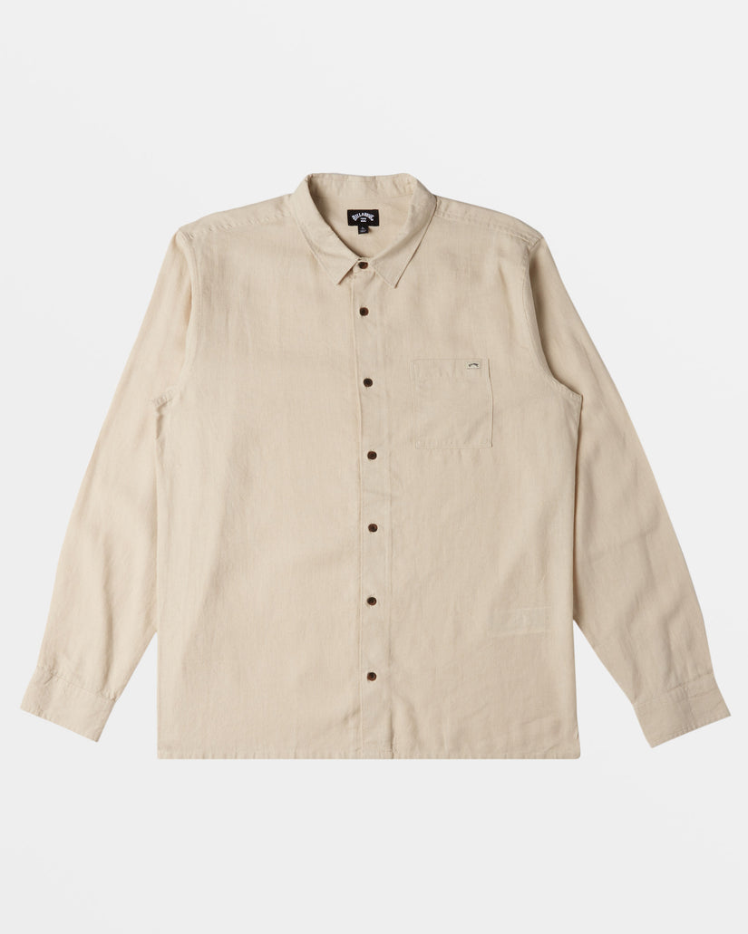 Ricardo Long Sleeve Shirt - Stone