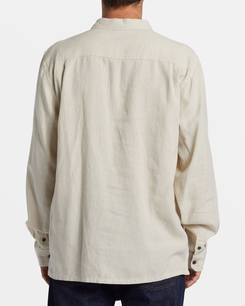 Ricardo Long Sleeve Shirt - Stone