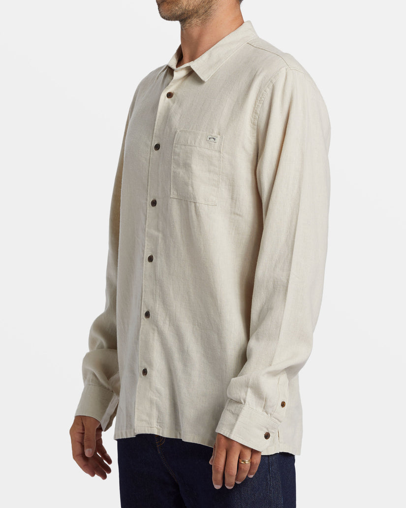 Ricardo Long Sleeve Shirt - Stone