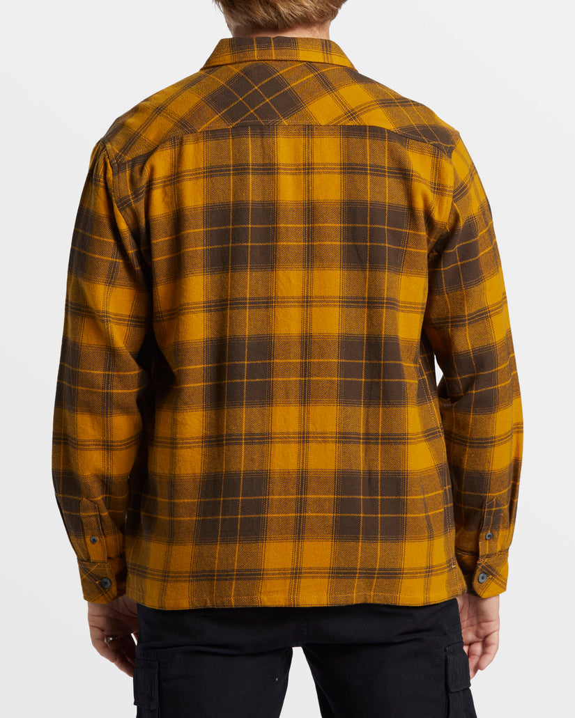 Offshore Long Sleeve Flannel Shirt - Dijon