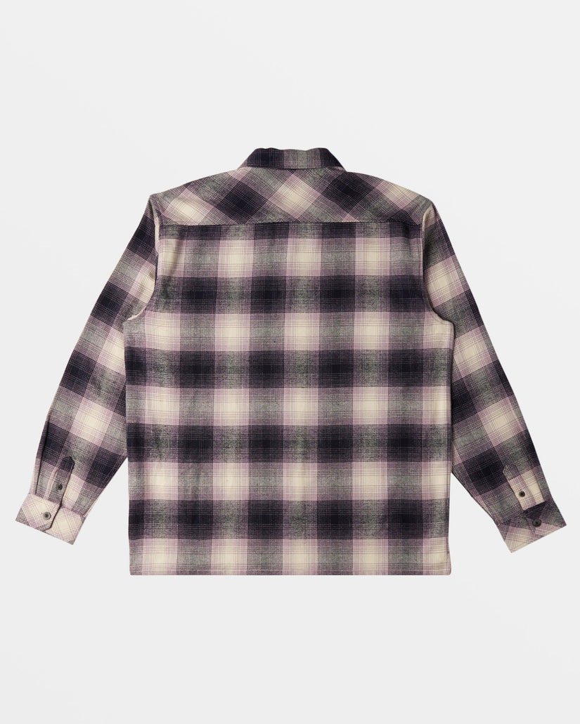 Offshore Long Sleeve Flannel Shirt - Purple Ash