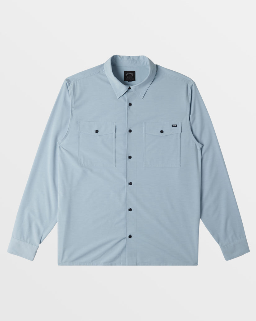 Surftrek Long Sleeve Shirt - Smoke Blue