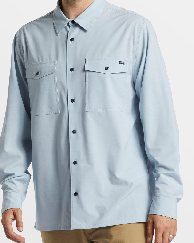 Surftrek Long Sleeve Shirt - Smoke Blue