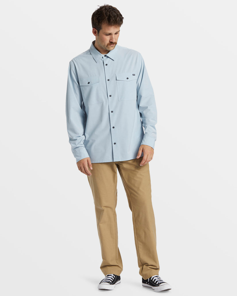 Surftrek Long Sleeve Shirt - Smoke Blue