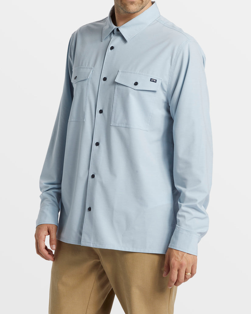 Surftrek Long Sleeve Shirt - Smoke Blue