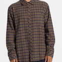 Coastline Long Sleeve Flannel Shirt - Deep Royal