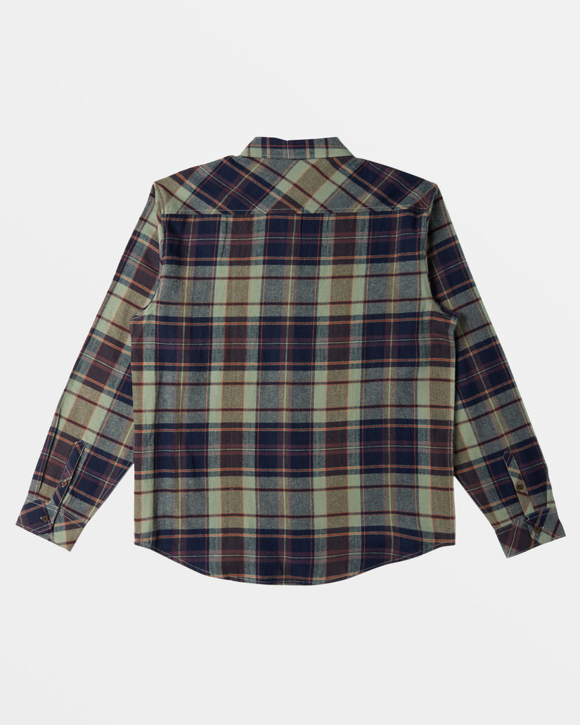 Coastline Long Sleeve Flannel Shirt - Fern