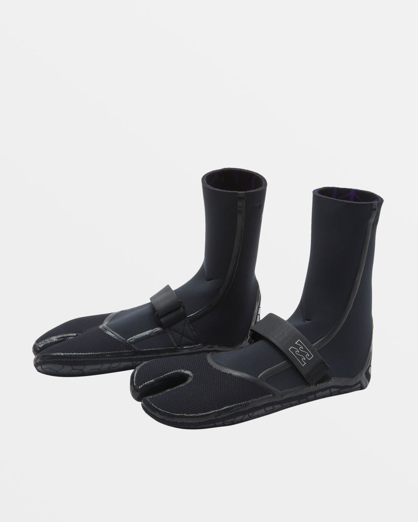 3mm Furnace Upcycler Split Toe Wetsuit Boots - Black