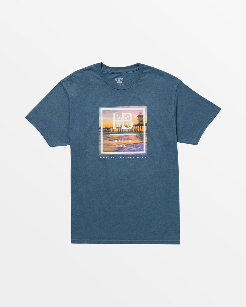 Quad T-Shirt - Indigo Heather