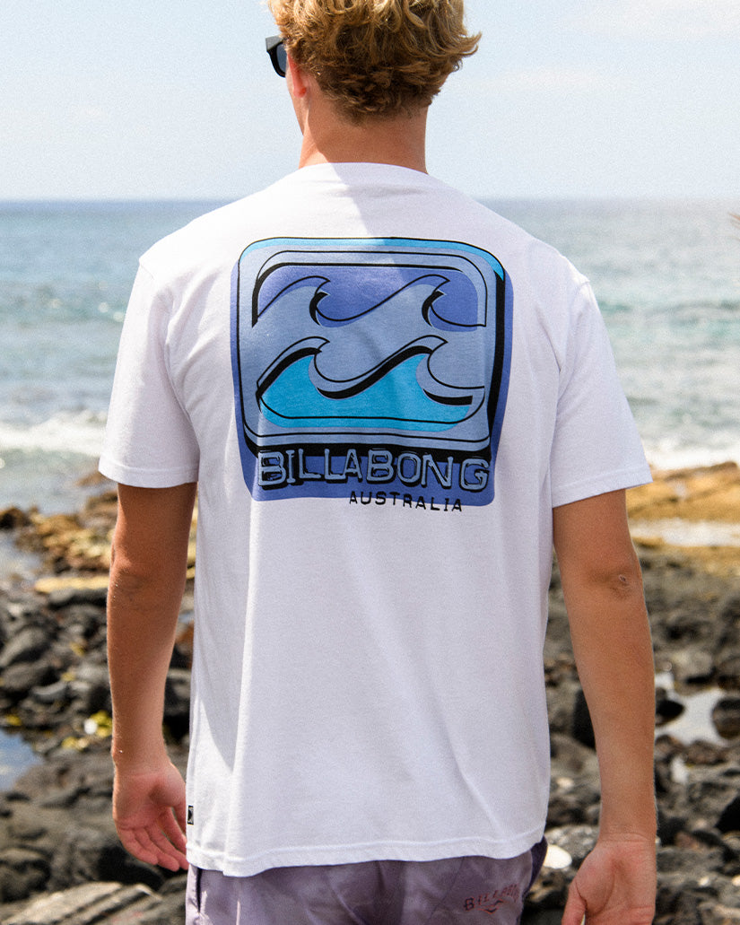 Crayon Wave T-Shirt - White