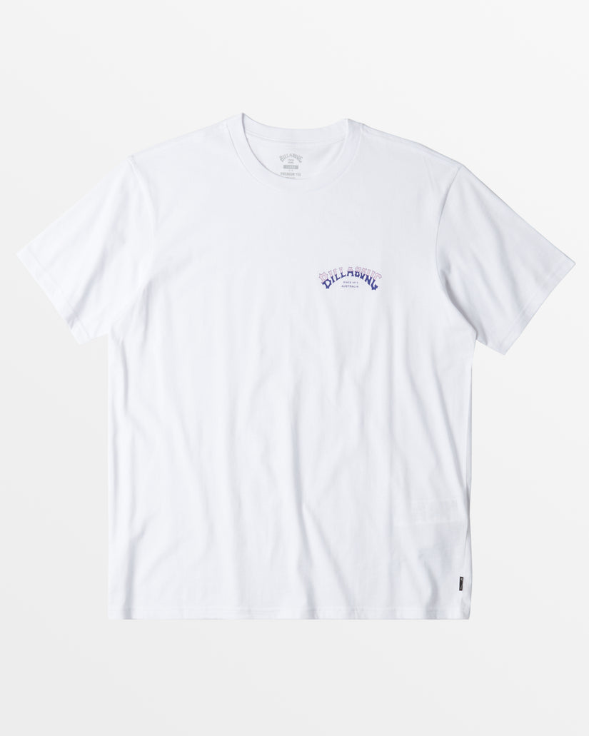 Stacked Arch T-Shirt - White