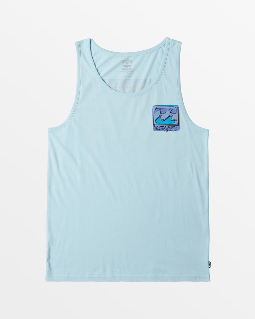 Crayon Wave Tank Top - Coastal