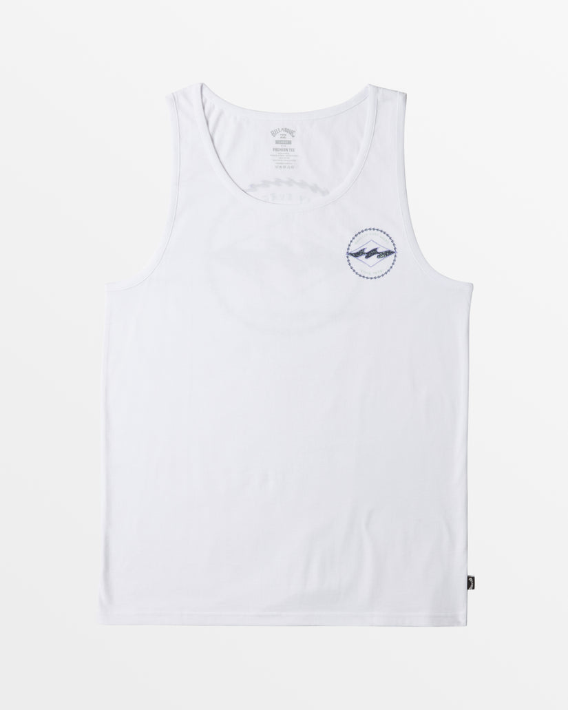 Rotor Diamond Tank - White