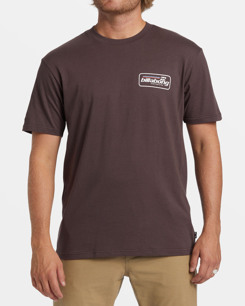 Walled T-Shirt - Plum