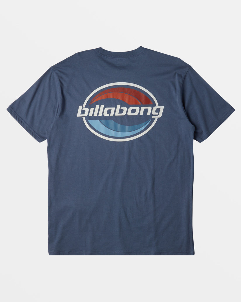 Walled T-Shirt - Slate Blue