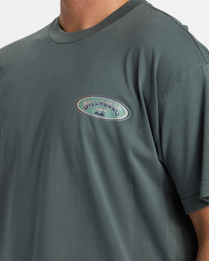 Arch Wave T-Shirt - Slate Green