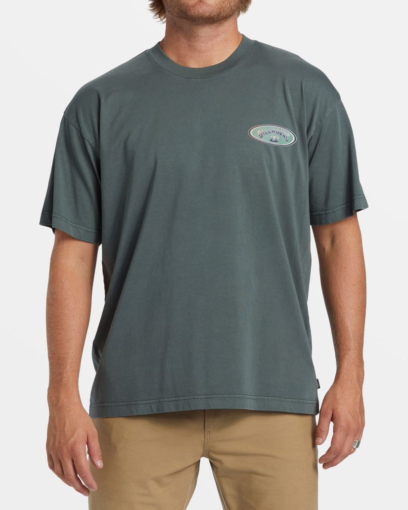 Arch Wave T-Shirt - Slate Green