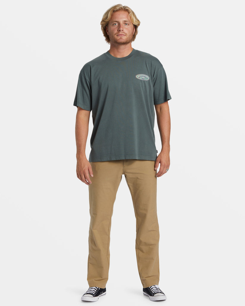 Arch Wave T-Shirt - Slate Green