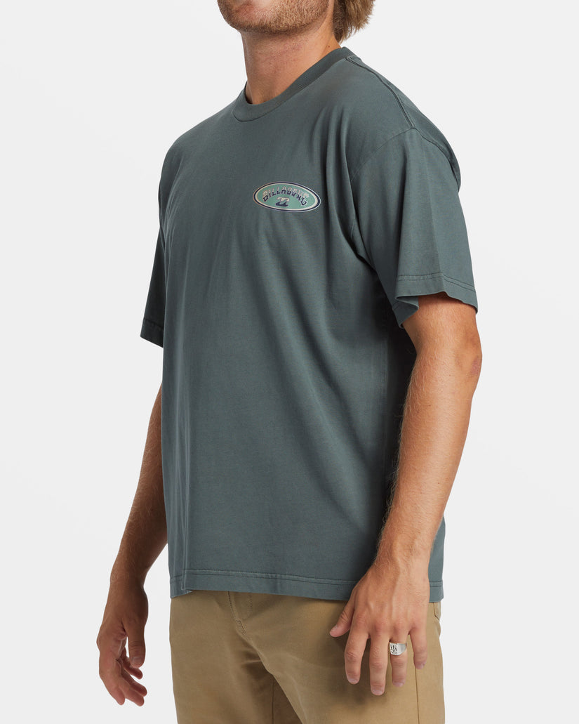 Arch Wave T-Shirt - Slate Green